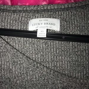 Long sleeved knitted half cold shoulder top